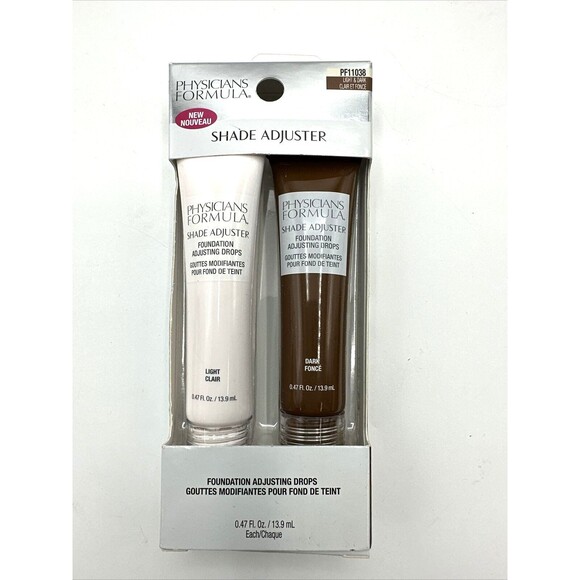 Physicians Formula Shade Adjuster Foundation Adjusting Drops Light/Dark -PF11038 - Picture 1 of 4